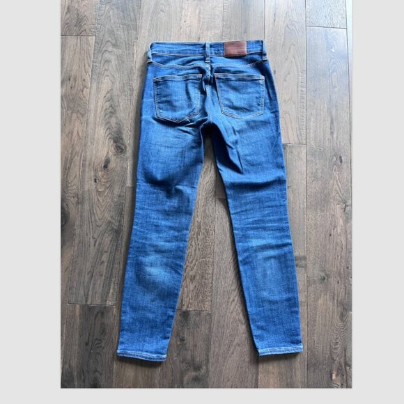 Madewell Mid Rise Ankle Jeans Size 25P Blue Stretch Denim Petite Classic - Picture 7 of 8